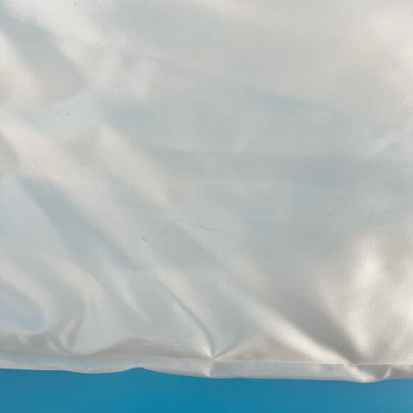 90s blank white satin bomber jacket 1990s vintage - Picture 6 of 6